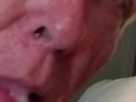 Compilation of Grandpa Eating Cum - Attaching 1