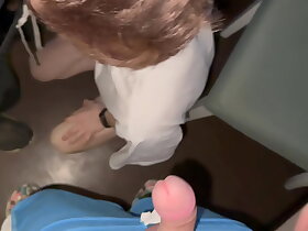 Gay gangbang - sex train of twinks, driven by daddy - cum encircling ass and on face