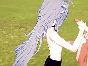 Genshin Full force Yaoi Razor Handjob increased by fucked by Diluc Japanese Asian manga anime game porn gay